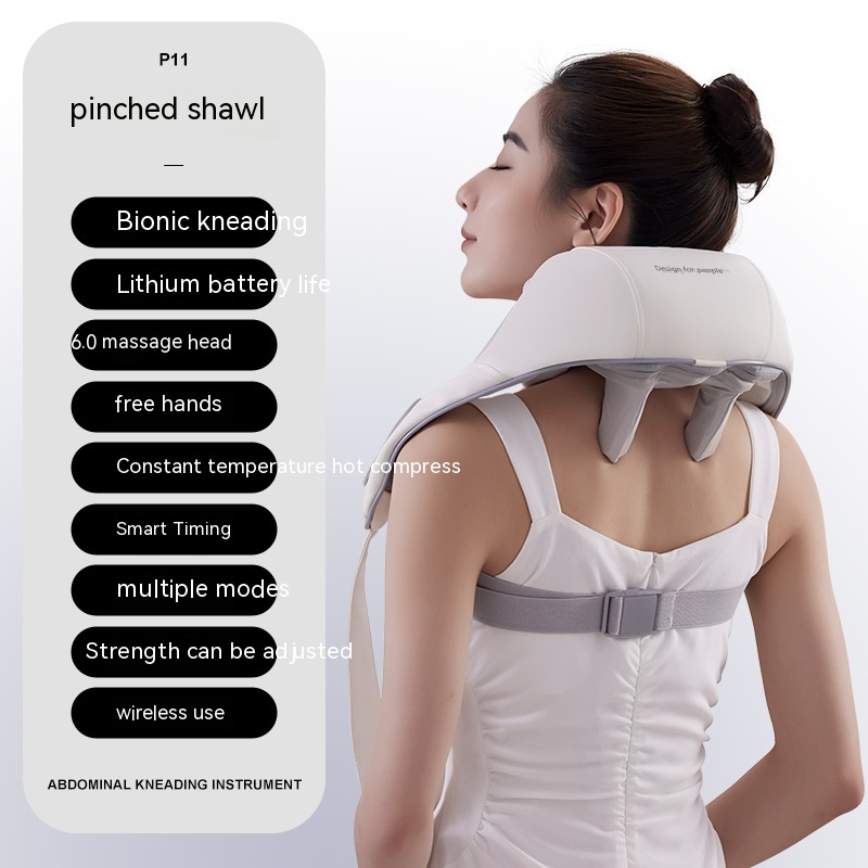 Oblique Muscle Shoulder And Neck Massager Clip Kneading Electric - Image 4
